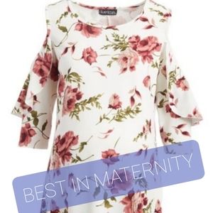1๏ธโฃday SaleDue time Maternity Floral Cold Shoulder